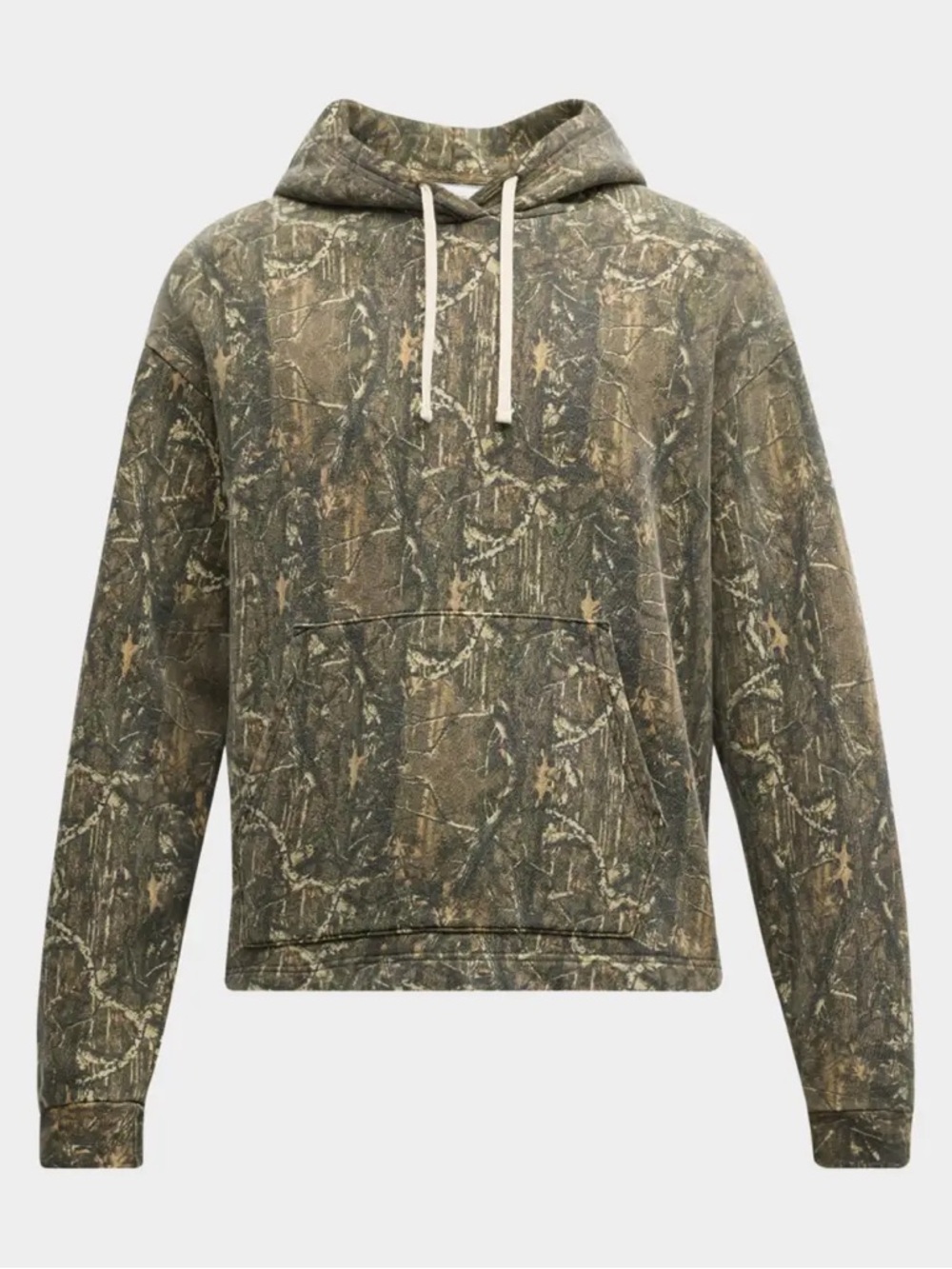 John Elliott Men's Skeptic Tree Camo Hoodie Size 3 Large